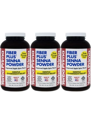 Fiber Plus Senna Powder, 12 Ounce (Pack of 3) - for Short-Term Use to Restore Regularity, Improved Apple Spice Flavor, Stevia Sweetened, Provides Gentle Overnight Relief, Non-GMO - pzsku/ZE96A468A85083EA786ADZ/45/_/1681643367/c3cc3450-1cba-4c3b-8117-7c147b4a8895