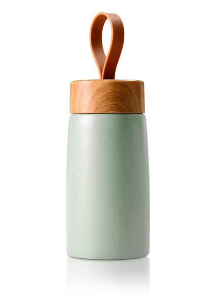 SYOSI Thermos Water Bottle,Portable Stainless Steel Thermos Water Bottle - Vacuum Insulated Flask for Hot and Cold Drinks - Perfect for Home, Office, School, Sports, and Camping - 10oz 280ml (Green) - Image 1