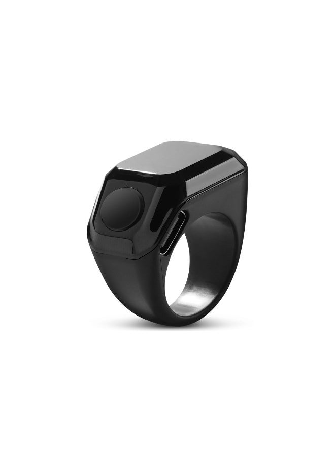 بستوش خاتم الذكر الذكي 22 مم - عداد تسبيح رقمي مع شاشة OLED، تطبيق بلوتوث، تنبيهات اهتزاز، متتبع الخطوات - Image 5