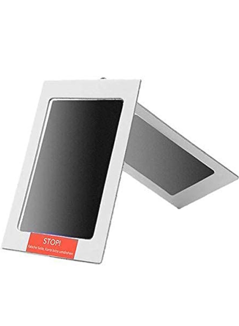 2 Uses Newborn Baby Handprint or Footprint Kit With Included Safe Clean Touch Ink Pad Footprint Photo Black - Image 2