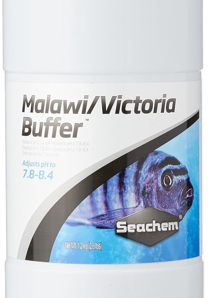 Seachem Malawi/Victoria Buffer - 1.2 kg (2.6 lbs) for Cichlid Tanks and Aquarium Maintenance - Image 1
