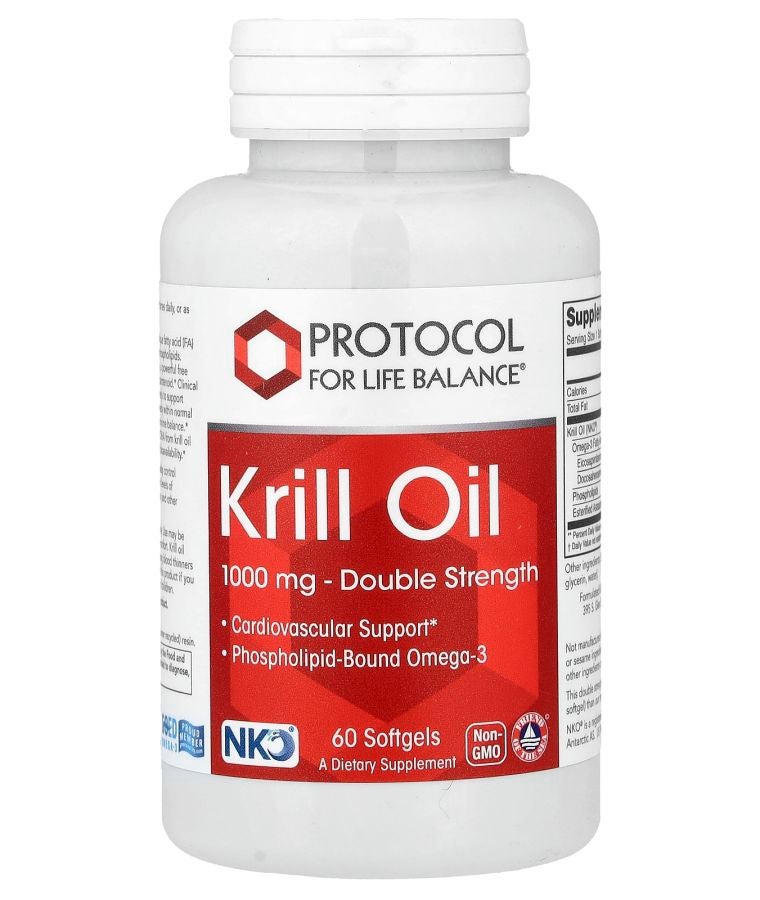 Krill Oil 60 Softgels (1000 mg per Softgel)