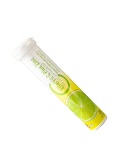 Dallah Pharma Effervit Vitamin C 1000 Mg And Zinc 10 Mg - 20 Effervescent Tablets Lemon Flavor  - Image 2