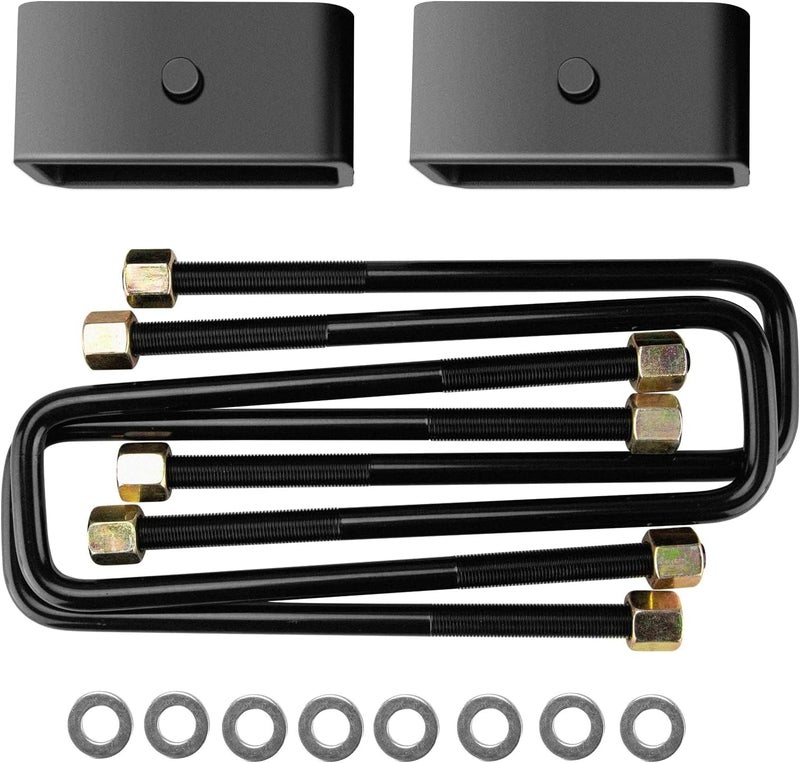 KAX 1" Rear Leveling Lift Block Kit for 2007-2019 Silverado 1500 & GMC Sierra 1500 - Image 5