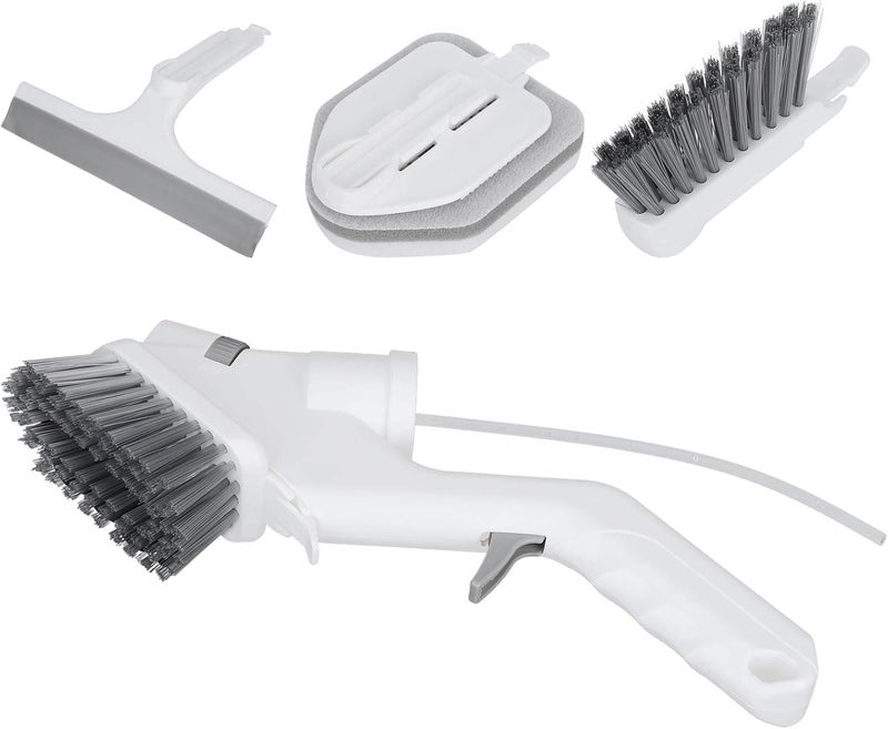 PROSFIA Gap Brush Sponge Wipers Kitchen Cleaning Kits Window Cleaner Accessories Water Spray Cleaning Tools Brushes Multifunction Cleaning Brush with Removable Brush Sponge Set Cleaning Tool - Image 2