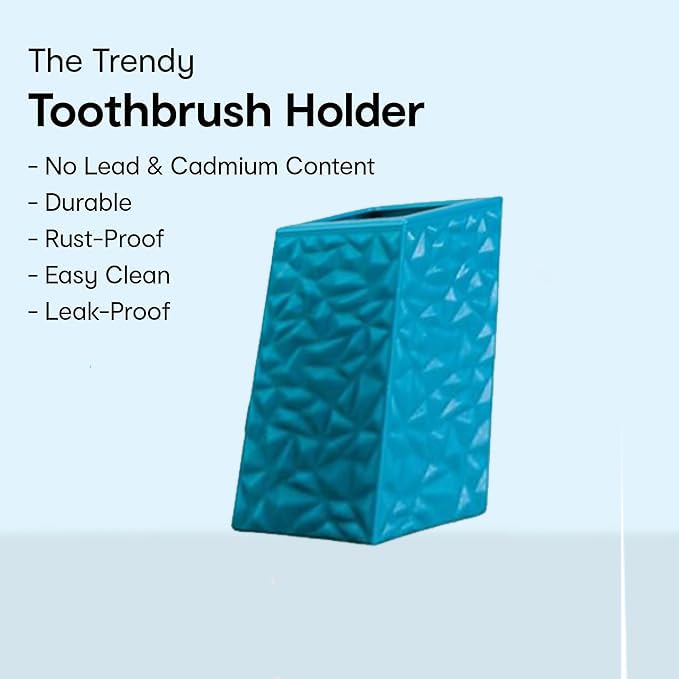 BoldBlossom Stylish Plastic Soap Dispenser with Toothbrush Holder |Modern Bathroom Soap Dispenser Set |Bathroom Accessories-Handwash Bottle & Organizer, Brushes & Liquid Soap Storage - Image 3