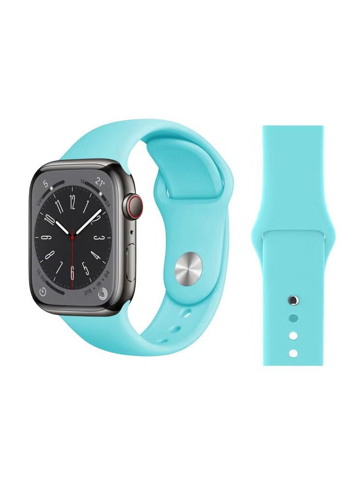 Zaboon Solid Silicone Replacement Band For Apple Watch 41/40/38mm Series 8/7/6/5/4/SE - Image 1