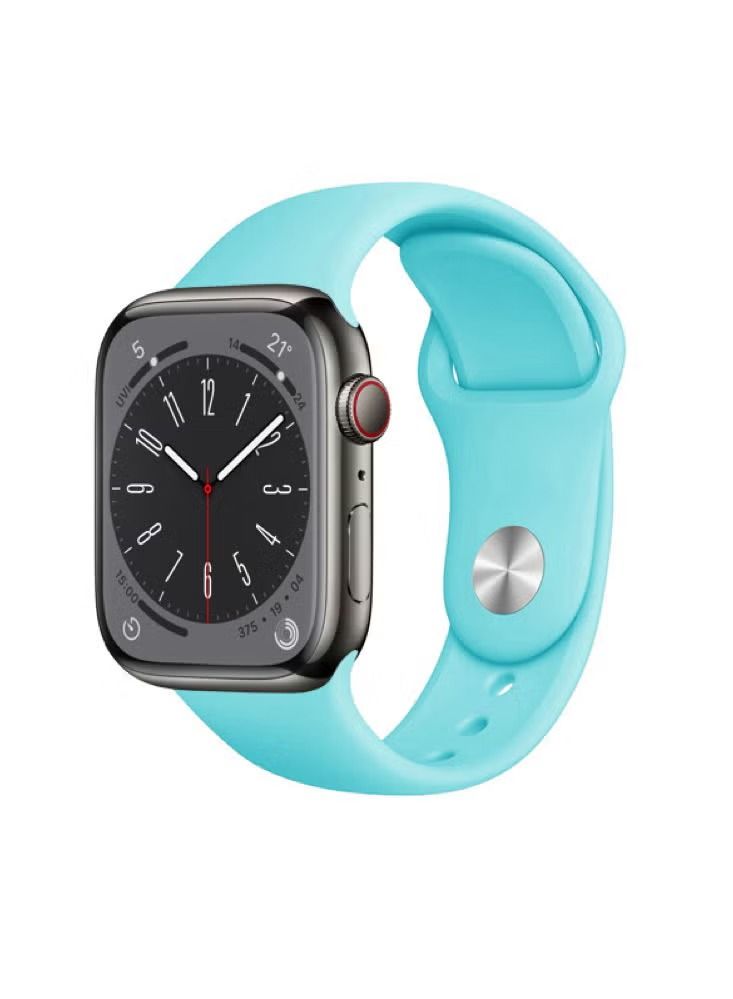 Zaboon Solid Silicone Replacement Band For Apple Watch 41/40/38mm Series 8/7/6/5/4/SE - Image 2