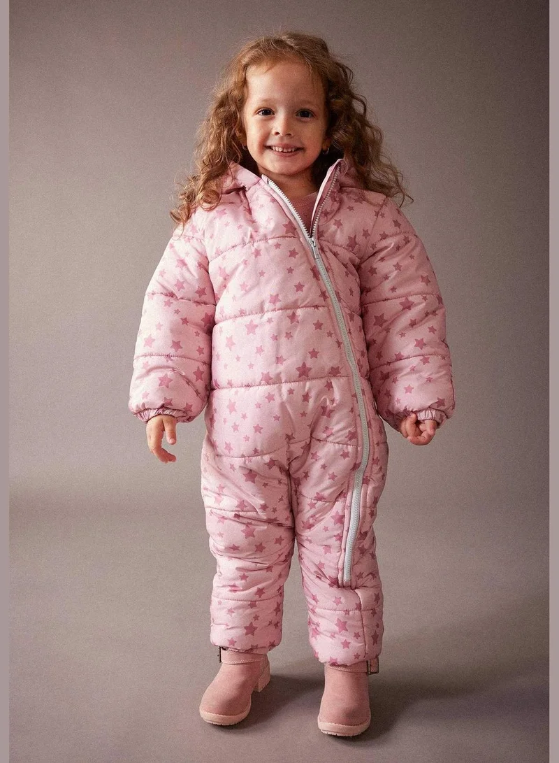 DeFacto BabyGirl Regular Fit Hooded Long Sleeve Jacket