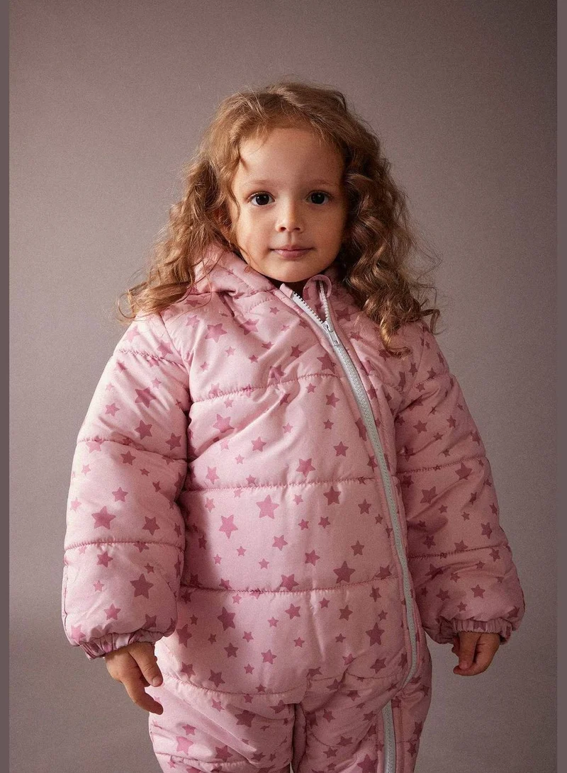 DeFacto BabyGirl Regular Fit Hooded Long Sleeve Jacket