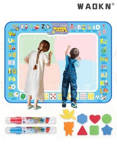 WAOKN Magic Water Drawing Mat, Educational Painting Toy for Boys and Girls Aged 2-5 and Older Children, 100cm x 80cm Large Size, Gift for Cultivating Creativity  - Image 5