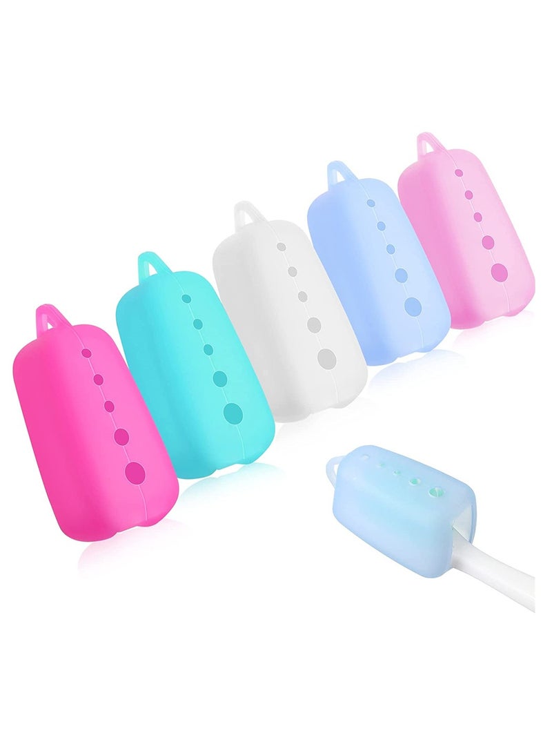 KASTWAVE 5-Piece Toothbrush Protective Cap Multicolour - Image 1