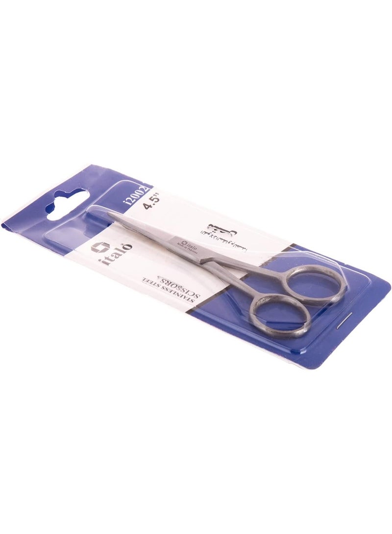 ITALO Hair And Beard Scissor 4.5'' Stainless Steel - Image 2