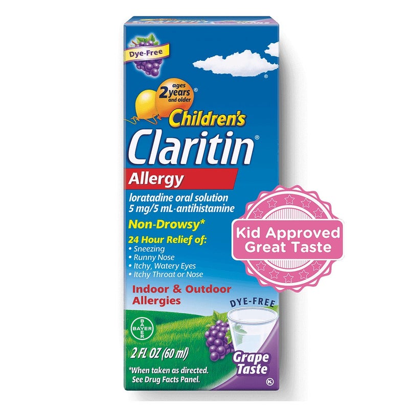 Claritine Child Grape Syrup 5Mg/5Ml 120Ml - Image 1