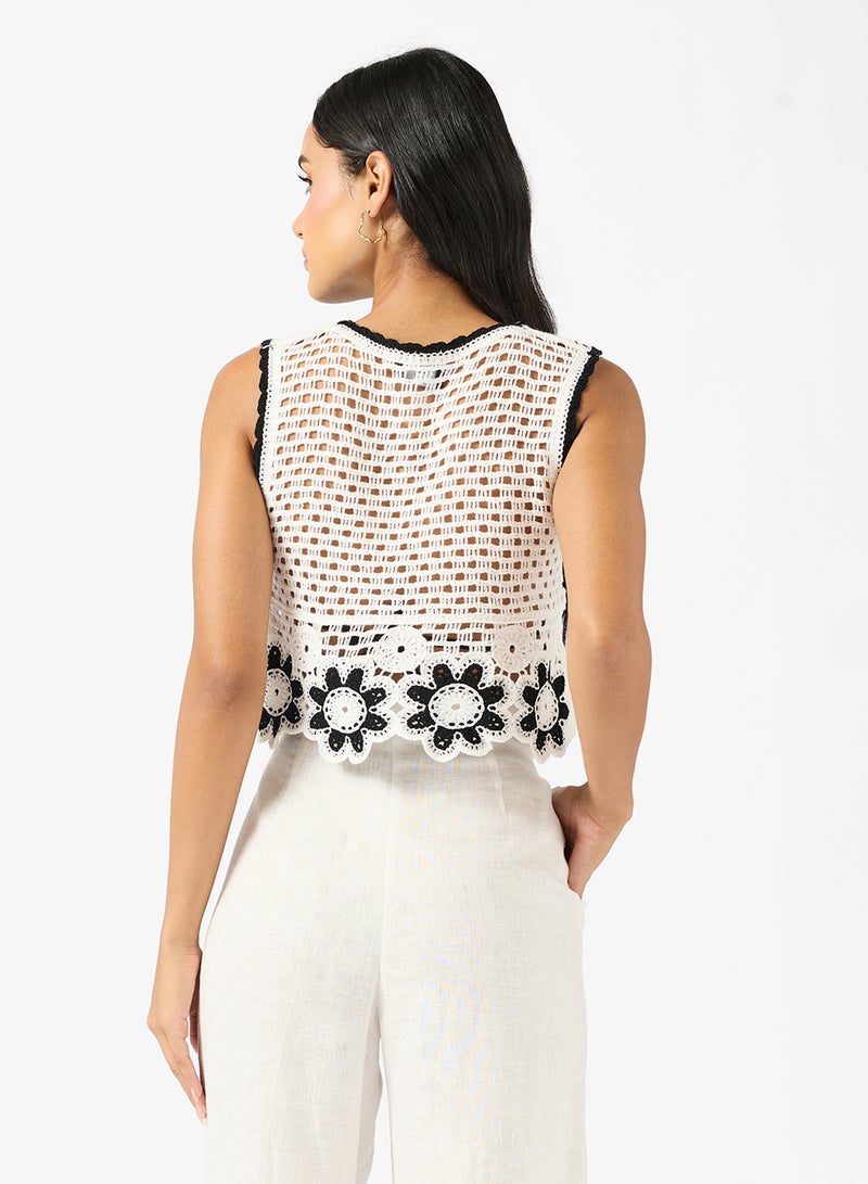 ELLA Crochet Top Beachwear - Image 2