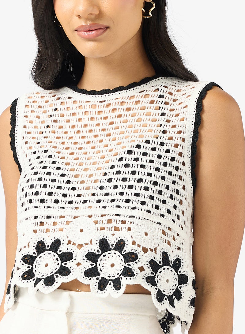 ELLA Crochet Top Beachwear - Image 3