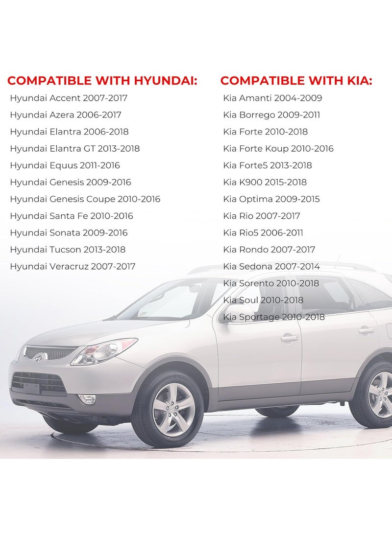 Engine Oil Filler Cap for Hyundai Accent Genesis Sonata Azera Elantra Tucson Equus Veracruz Santa Fe for Kia Forte Soul Sportage Sportage Rio Rondo Sedona 26510-26611 - Image 2