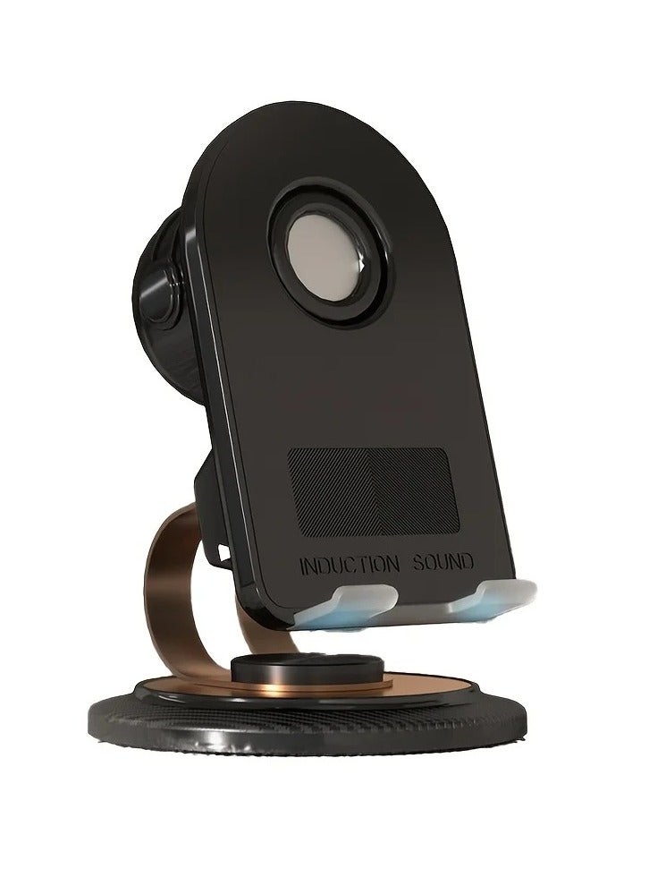 حامل هاتف H58 Sensing Model 360 درجة مع مكبر صوت بلوتوث، مكبر صوت لاسلكي مع حامل للهاتف المحمول - Image 3