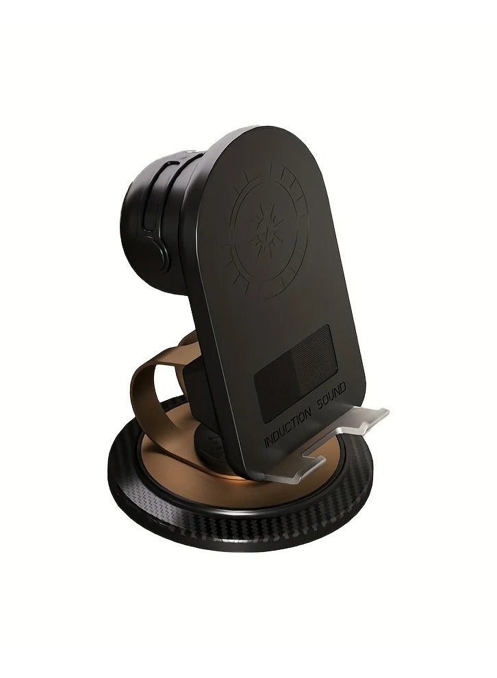 حامل هاتف H58 Sensing Model 360 درجة مع مكبر صوت بلوتوث، مكبر صوت لاسلكي مع حامل للهاتف المحمول - Image 2
