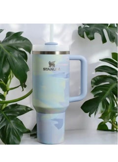 Quencher H2.0 FlowState Mug 40oz – Stainless Steel Vacuum Insulated, Leak-Proof Lid with Built-In Straw – Keeps Hot & Cold Drinks at Perfect Temperature – Travel-Friendly, Durable, Ideal for Workouts, Commutes & Daily Hydration
