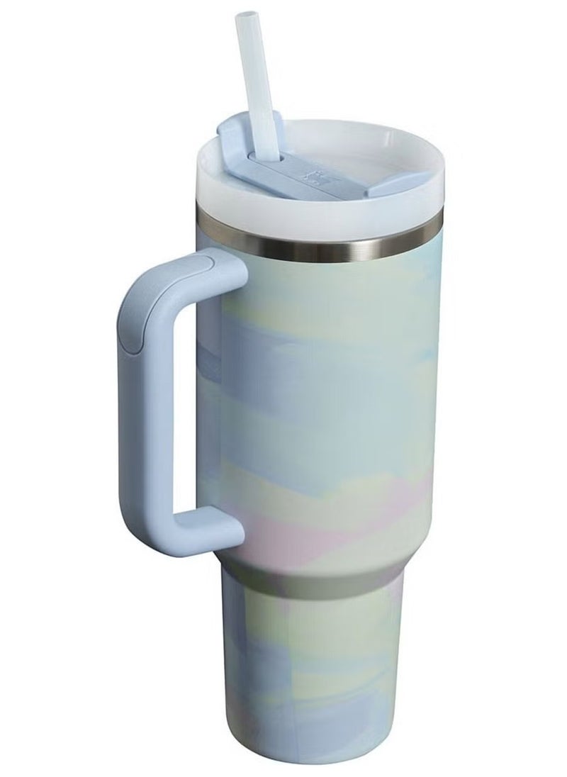 Stanley - Quencher H2.0 FlowState Mug 40oz – Stainless Steel Vacuum Insulated, Leak-Proof Lid with Built-In Straw – Keeps Hot & Cold Drinks at Perfect Temperature – Travel-Friendly, Durable, Ideal for Workouts, Commutes & Daily Hydration - Image 1
