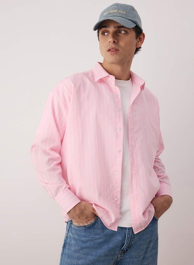 trendyol Pink Regular Men's Shirt - Image 2
