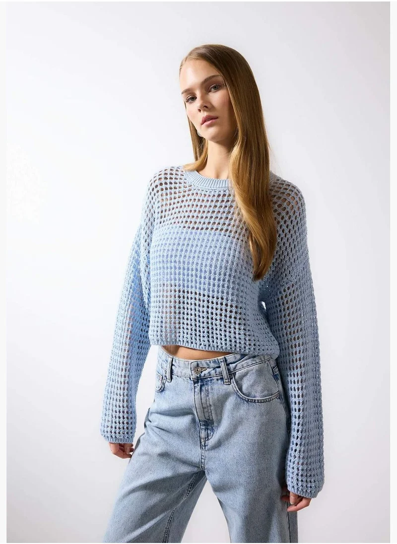 ديفاكتو Regular Fit Crew Neck Pullover