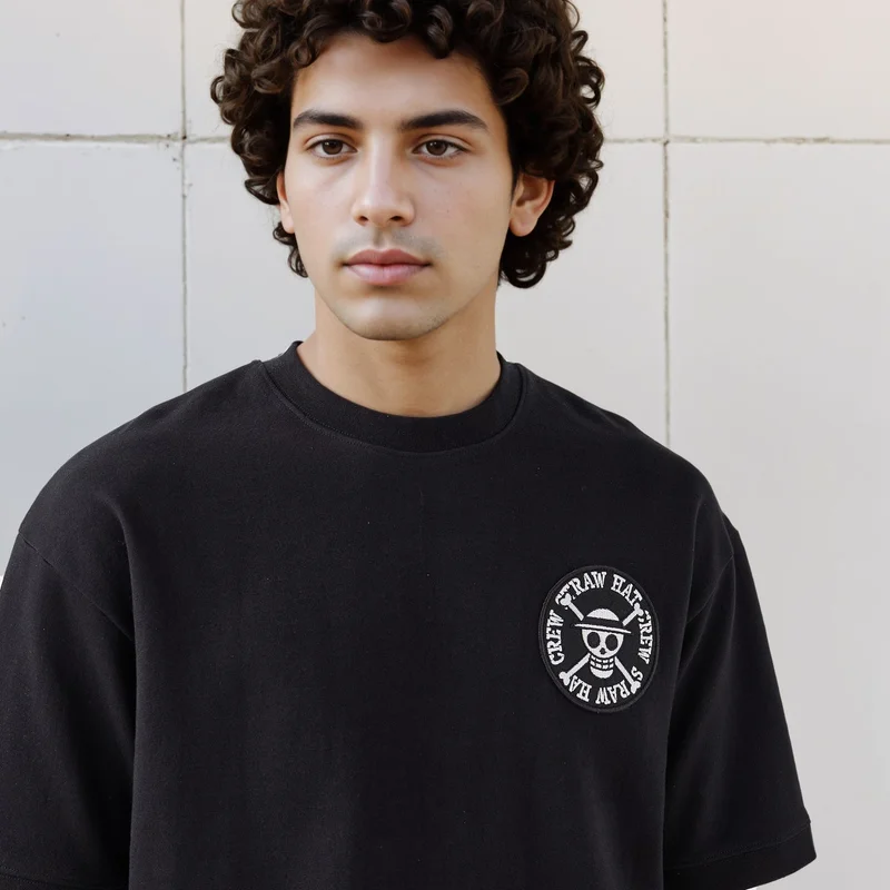 SP Characters Men Relaxed Fit Crew Neck Short Sleeves One Piece Print T-shirt