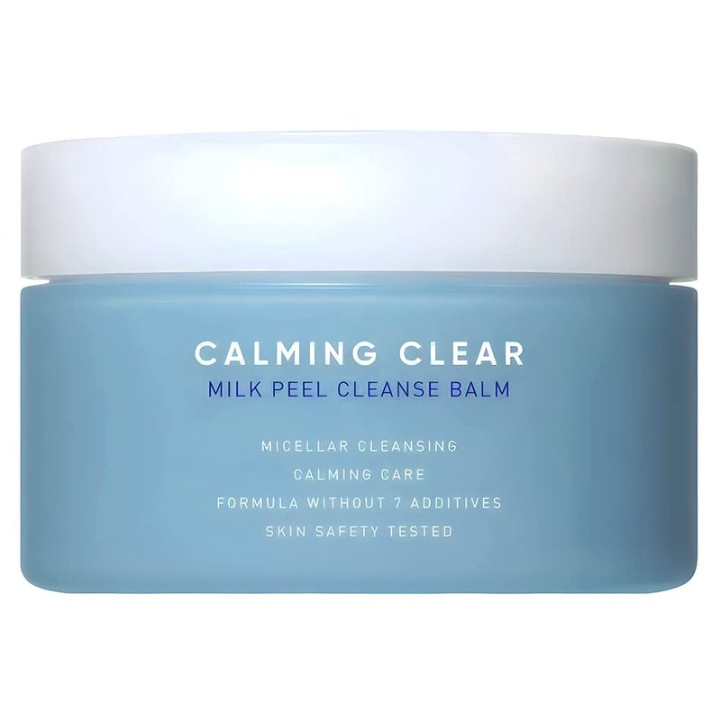 Leaders Insolution Leaders Calming Clear Milk Peel Cleanse Balm  Makeup Remover Exfoliating Deep Cleaning for Pores  Hydrating Cleanser for Smooth Skin Texture  Prevent Dead Skin Cells Buildup 180ml 608 fl oz