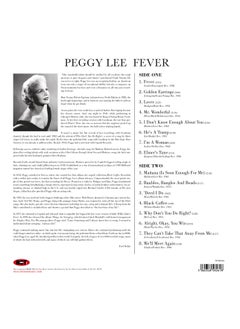 Peggy Lee - Fever - LP - Music Vinyl Record  - Image 3