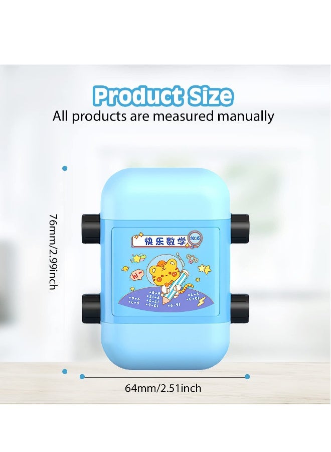 طوابع الرياضيات المتحركة 2 في 1 للجمع والطرح، 3 قطع من الطوابع الرقمية القابلة لإعادة الاستخدام لتعليم الأطفال، طوابع لممارسة الرياضيات ضمن 100 لطباعة تعليمية لوازم فصل رياض الأطفال والمنازل. - Image 5