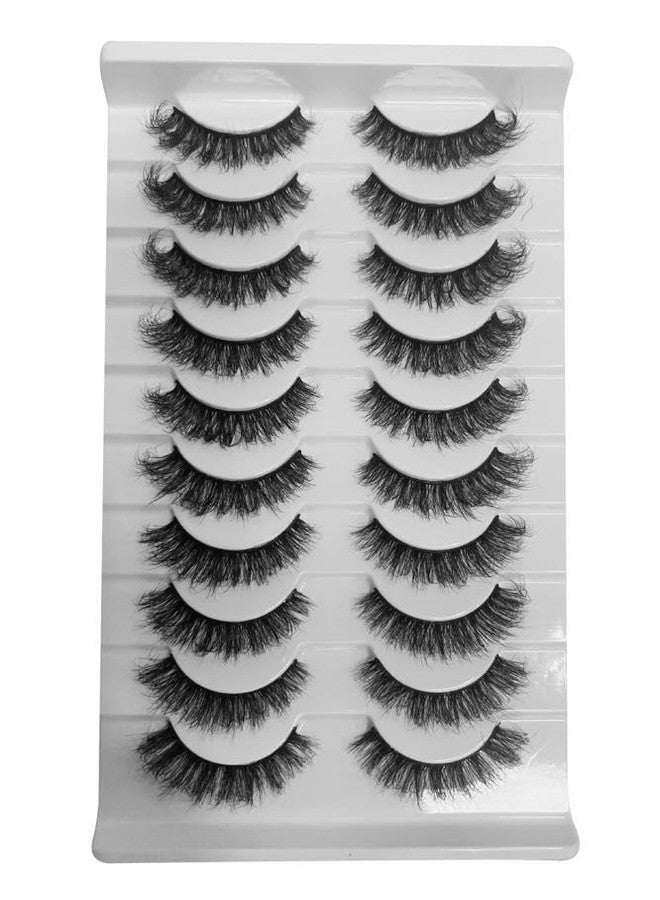 ADITION Eyelashes For Women & Girls 1 Pairs Pro Eyelashes-You Complete Me | Natural Look | Party Look |Black Color| Eye Lashes (set of 10 pairs) (8D08) - Image 1