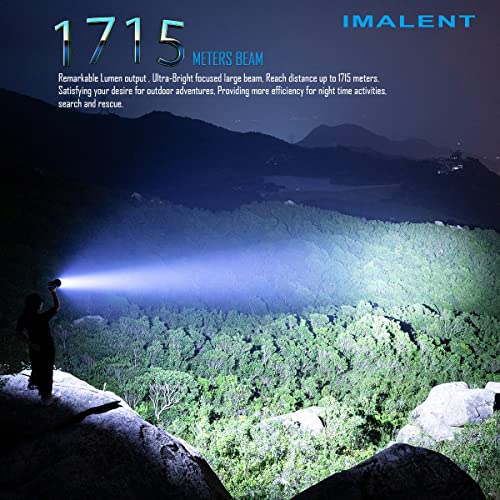 IMALENT SR16 Rechargeable Flashlight 55000 Lumens Super Bright Led Torch, Long Beam Flash Light 1715 Meters with Cree XHP50.3 HI LEDs Waterproof Spotlight - Image 2
