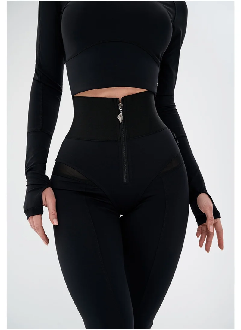 Bona Fide Bona Fide Premium Quality High Waist Leggings for Women with Body Shape - Womens Leggings for Gym, Workout