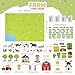 BONNYCO Felt Board for Toddlers with 92 Animal Farm Figures Montessori and Sensory Toys Birthday Gifts for Kids 38 Years Old Educational Games Learning Activities Christmas - Image 4