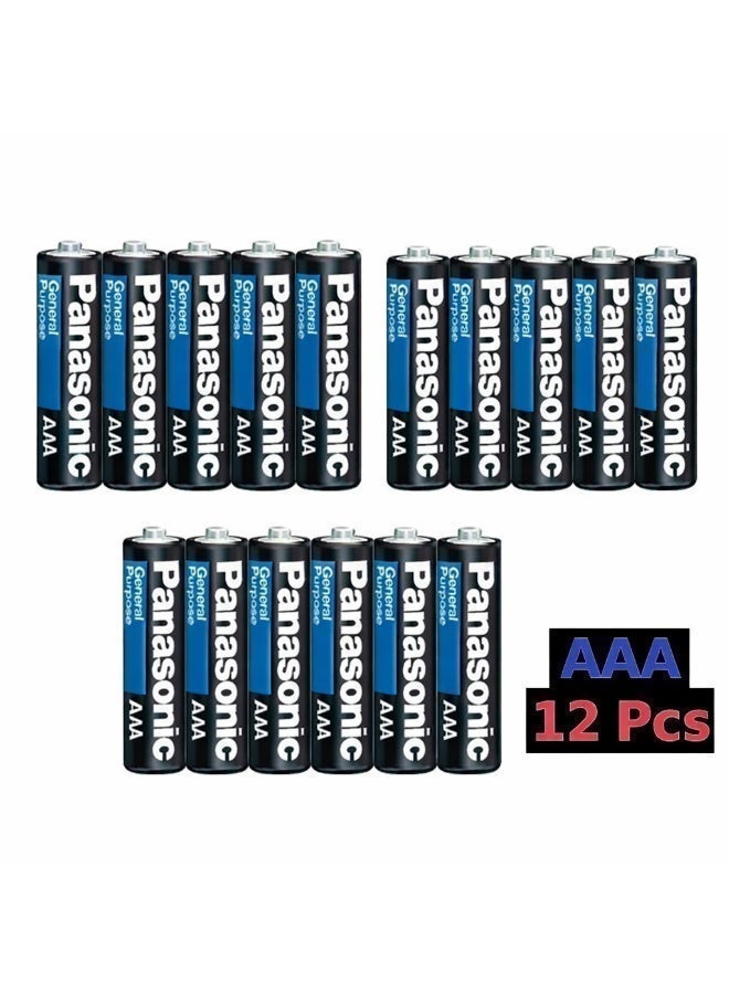 باناسونيك بطاريات باناسونيك AAA Extra Heavy Duty أصلية، توفر أداءً ثابتًا ومناسبة لأجهزة التحكم عن بعد، الساعات، الألعاب والأجهزة الإلكترونية منخفضة الاستهلاك من (12 قطعه) - Image 3