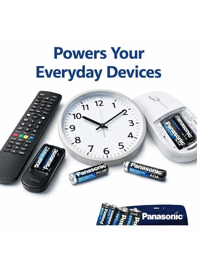 باناسونيك بطاريات باناسونيك AAA Extra Heavy Duty أصلية، توفر أداءً ثابتًا ومناسبة لأجهزة التحكم عن بعد، الساعات، الألعاب والأجهزة الإلكترونية منخفضة الاستهلاك من (12 قطعه) - Image 5