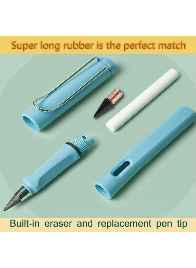 Everlasting Pencil Infinite Pencil, Infinity Pencil with Eraser, Inkless Magic Pencils, Portable Reusable Erasable Writing Pencil (3 PCS) Assorted Colors   pn-98 - Image 3