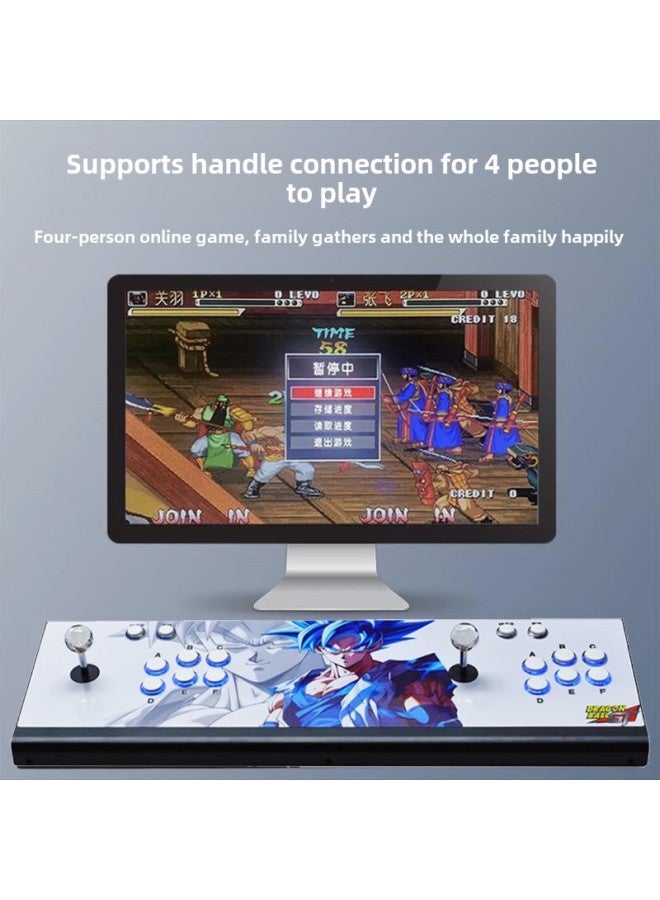 Game Machine 2025 Pandora Box Nostalgic Moonlight Treasure Box Home TV Double Rocker Desktop Arcade-Product Color:Pandora/split Double/wireless Handle Can Be 4 People- Free 28110 Games/metallic Materials  - Image 4