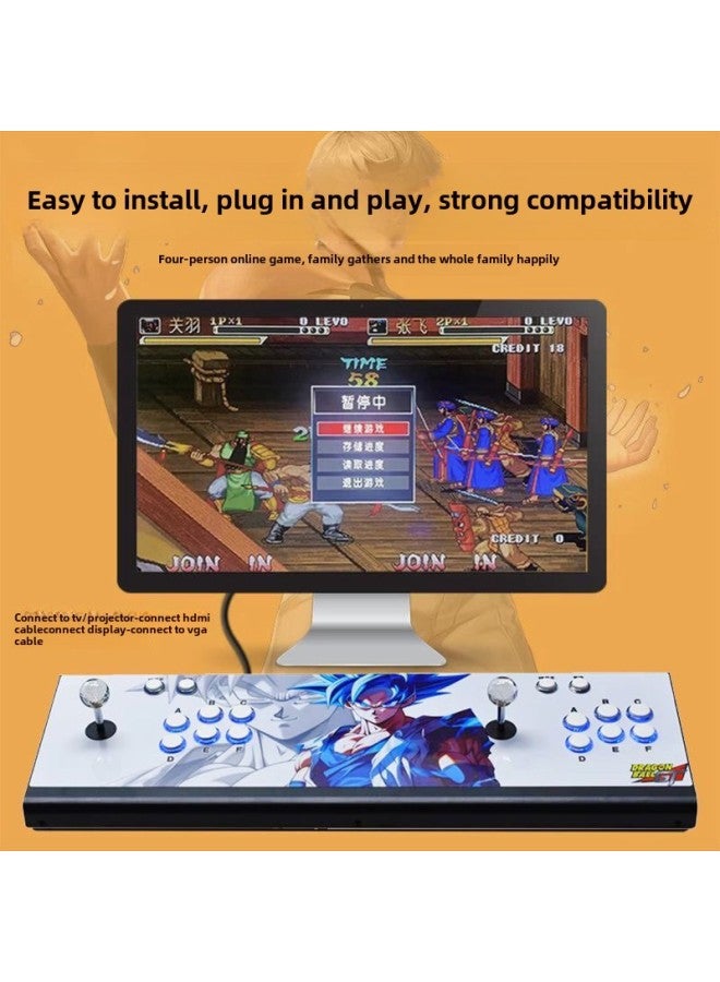 Game Machine 2025 Pandora Box Nostalgic Moonlight Treasure Box Home TV Double Rocker Desktop Arcade-Product Color:Pandora/split Double/wireless Handle Can Be 4 People- Free 28110 Games/metallic Materials  - Image 3