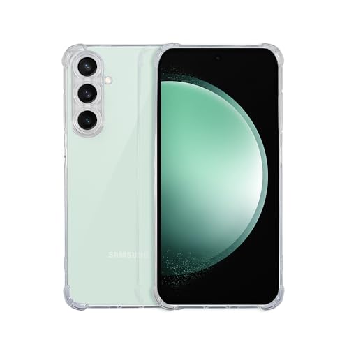 7-Seven 7SEVEN® Back Cover for Samsung Galaxy S23 FE 5G Transparent Mobile Back Case Shock Proof Design Camera Edges Protection Crystal Clear Phone Case Silicon Soft TPU and Flexible Bumper Phone Cover - Image 1