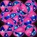 MiniInflat 12 Pcs Light up Beach Balls 16 Jumbo Pool LED Balls Glow in The Dark Neon Giant Inflatable for Summer Hawaiian Tropical Theme Beach Party Decor Water Accessory Pink - Image 2