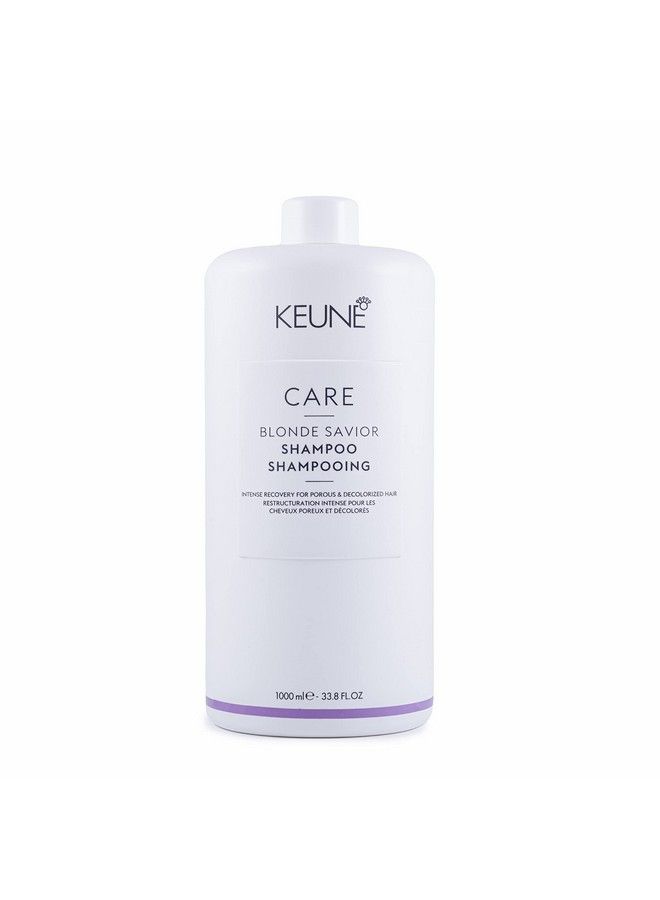 Keune شامبو العناية بالشعر الأشقر المنقذ شامبو خالٍ من الكبريتات مصمم لترطيب وإصلاح الشعر الحساس والمتضرر والمصبوغ - Image 1