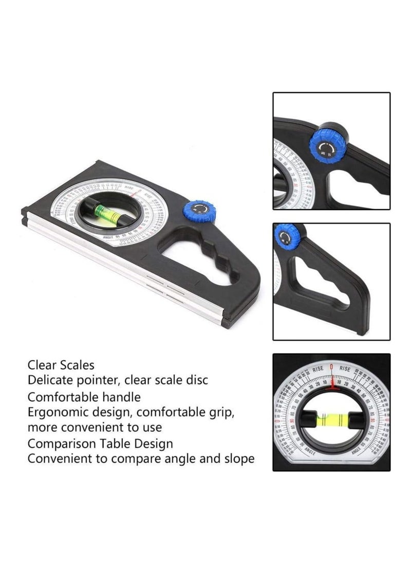 Generic - Engineering Inclinometer – Universal Slope Measuring Ruler, Multifunctional Angle Meter, Precision Angle Finder for Construction, Engineering, Surveying & DIY Projects - Image 1