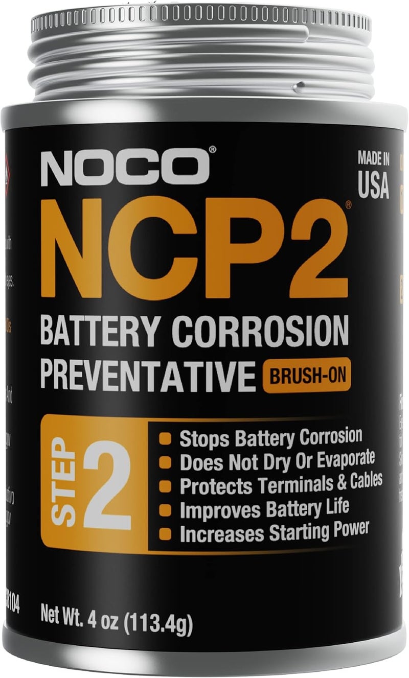 نوكو NCP2 CB104 4 أونصة زيتي يعمل بالفرشاة لمنع تآكل البطارية، مثبط التآكل، وشحم أطراف البطارية - Image 1