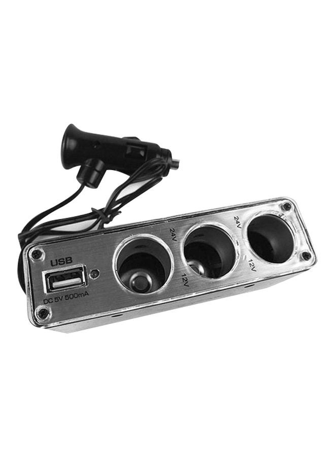 OUTAD Dual USB 3-Way Car Lighter