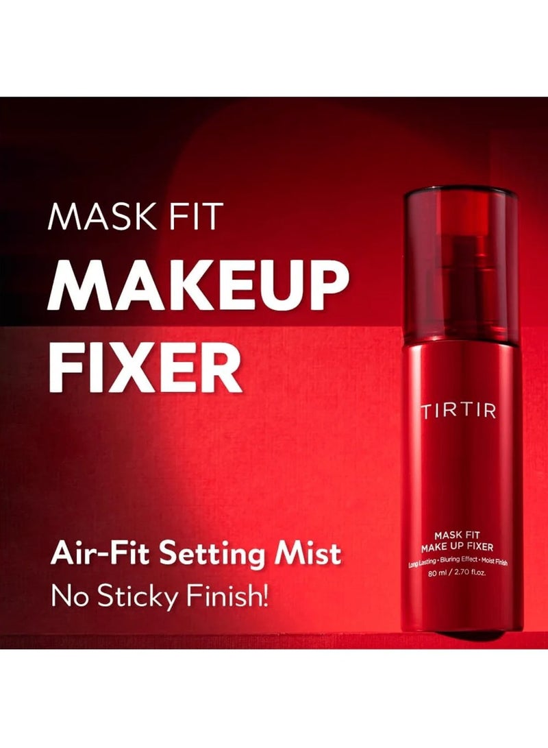 TIRTIR Mask Fit Make-Up Fixer, 24H Long Lasting Makeup Finishing Setting Spray, Lightweight And Non-Greasy, 80ml / 2.7 Fl Oz - Image 2