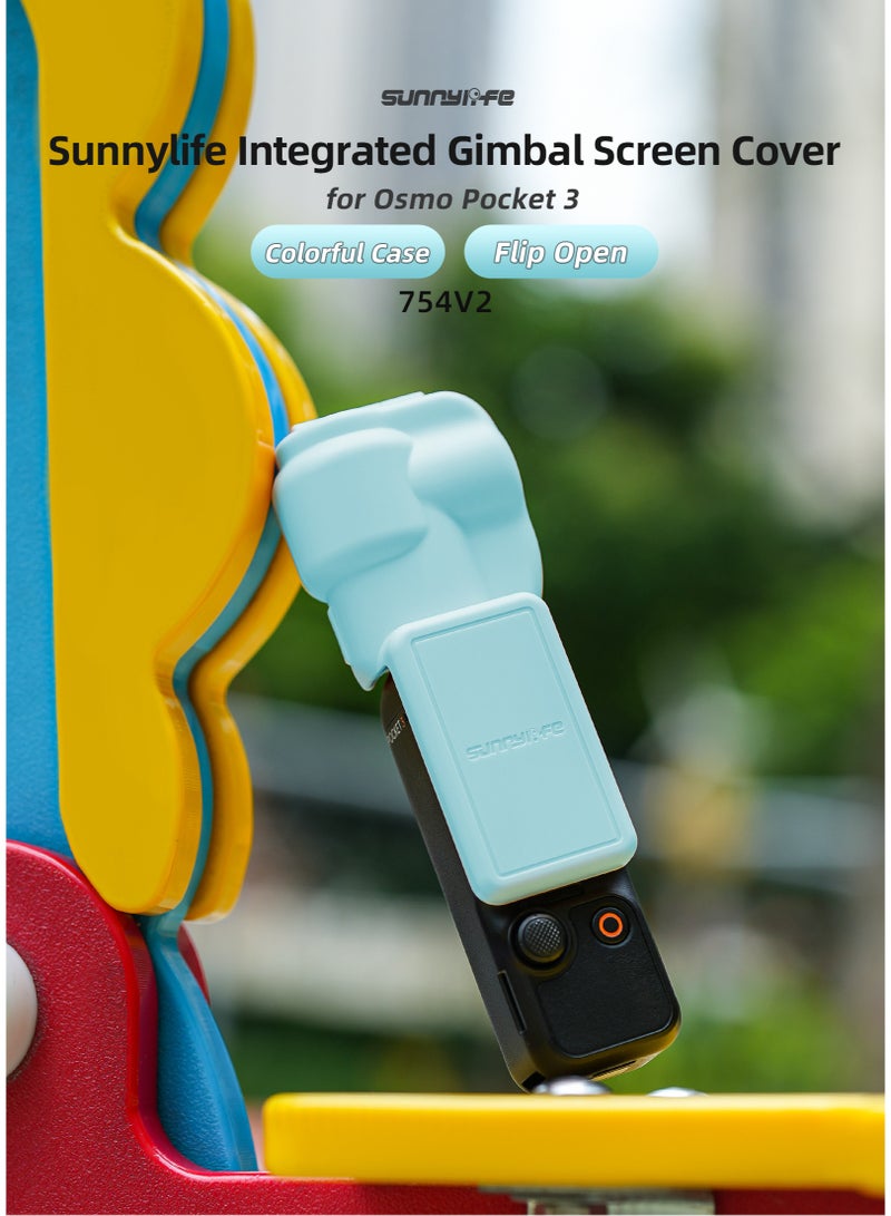 Sunnylife غطاء شاشة جيمبال متوافق مع DJI OSMO Pocket 3، غطاء واقي لعدسة الكاميرا، حقيبة واقية للشاشة لملحقات Osmo Pocket 3 - Image 2