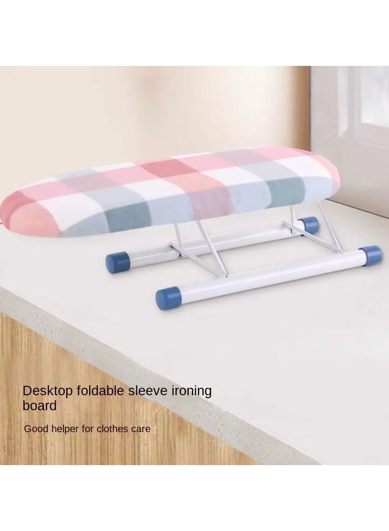 AROAQ Portable Mini Ironing Board with Sleeve Attachment and Heat-Resistant Pad for Clothes and Shirts - Image 3
