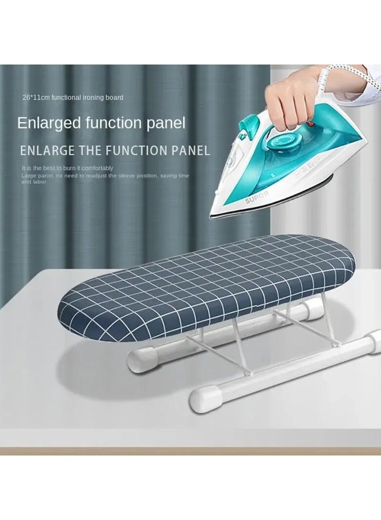 AROAQ Portable Mini Ironing Board with Sleeve Attachment and Heat-Resistant Pad for Clothes and Shirts - Image 2